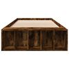 vidaXL Estrutura cama 90x190 cm derivados de madeira carvalho fumado