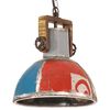 vidaXL Candeeiro suspenso industrial redondo 25W 30 cm E27 multicor