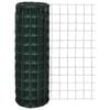 vidaXL Cerca 25 x 1,2 m a&ccedil;o verde