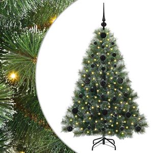 vidaXL &Aacute;rvore de Natal Artificial com 150 LEDs Verde 120 cm PE e PVC