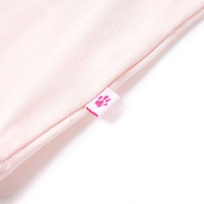T-shirt para criança rosa-suave 92