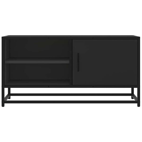 vidaXL M&oacute;vel para TV 80x34,5x40 cm derivados de madeira/metal preto