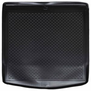 vidaXL Tapete de Porta-Malas Preto Borracha