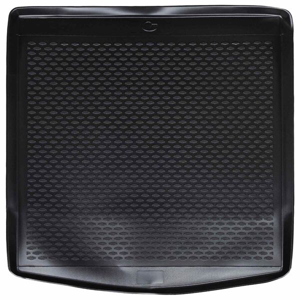 vidaXL Tapete de Porta-Malas Preto Borracha