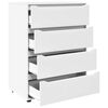 vidaXL Gabinetes de Armazenamento 2 pcs Branco 80 x 48 x 105 cm