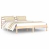 vidaXL Estrutura de cama 160x200 cm pinho maci&ccedil;o