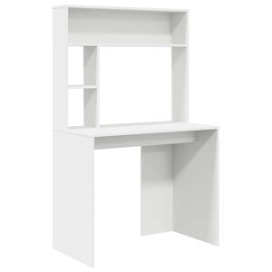 vidaXL Mesa Branco 91 x 50 x 149 cm Derivados de Madeira