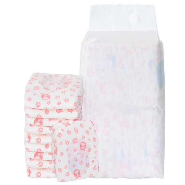 vidaXL Fralda Descart&aacute;vel para Cadela 30 pcs Branco M