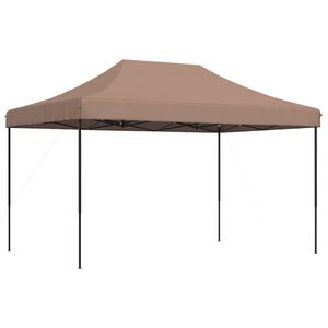 vidaXL Tenda para festas pop-up dobr&aacute;vel 440x292x315 cm castanho