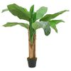 vidaXL Bananeira artificial 9 folhas 120 cm verde