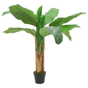 vidaXL Bananeira artificial 9 folhas 120 cm verde