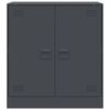 vidaXL Aparador 67x39x73 cm a&ccedil;o antracite