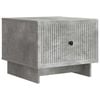 vidaXL Mesa de centro com gaveta Cinzento Cimento 49 x 50 x 40 cm