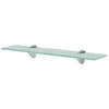 vidaXL Prateleira flutuante vidro 50x10 cm 8 mm