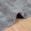 vidaXL Tapete shaggy de pelo alto NAVARRA 80x150 cm cinzento-claro