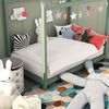 vidaXL 3 pcs conjunto edredão infantil 120x150 cm/40x60 cm branco