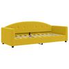vidaXL Sof&aacute;-cama 80x200 cm veludo amarelo