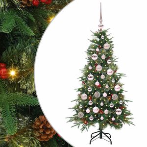 vidaXL &Aacute;rvore de Natal Articulada Artificial Verde 120 cm PE e PVC