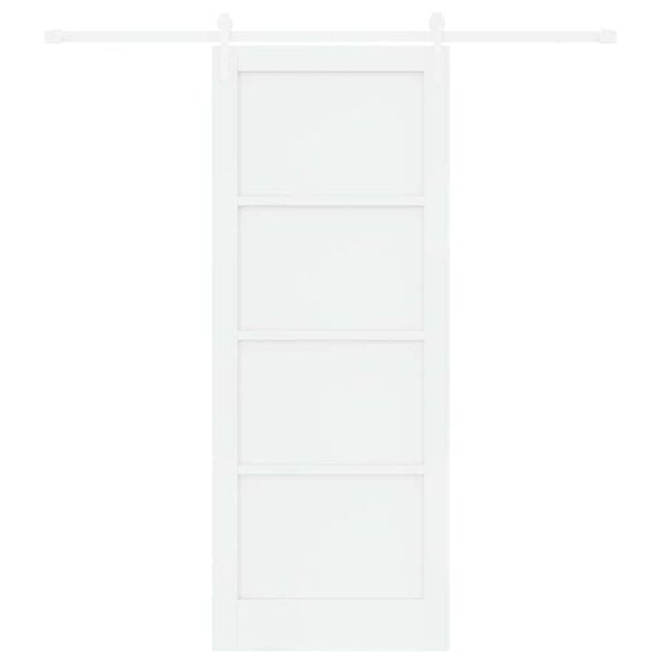 vidaXL Porta Deslizante ORKDAL Branco 83 x 211 cm