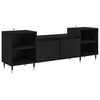 vidaXL Gabinete para TV 160 x 35 x 55 cm Carvalho Preto