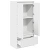 vidaXL Arm&aacute;rio com gaveta 55,5x34x119,5 cm derivados madeira branco