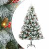 vidaXL &Aacute;rvore de Natal Artificial com fitas LED Verde e branco 240 cm