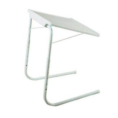 MESA LING Bandeja/tabuleiro de TV ajustável Tavolino branco