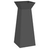 vidaXL Vaso de Pilar Preto 40 x 40 x 100 cm