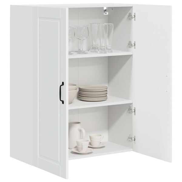 vidaXL Arm&aacute;rio de Cozinha com porta Branco Brilhante 80 x 31 x 100 cm