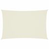 vidaXL Para-sol estilo vela tecido oxford retangular 2x4,5 m creme