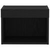 vidaXL Conjunto de m&oacute;vel de TV 2 pcs Carvalho Preto 40 x 30 x 30 cm