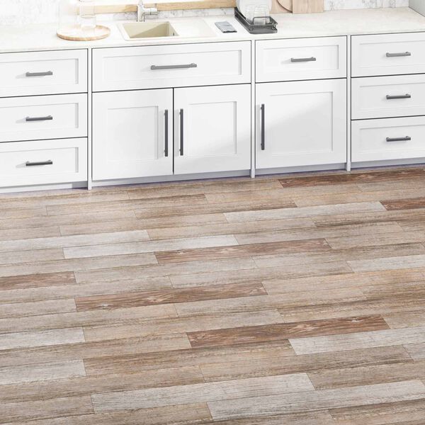 vidaXL Pranchas de Piso 36 pcs Castanho 5,02 m&sup2; PVC