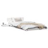 vidaXL Estrutura da Cama Branco 80 x 200 cm madeira