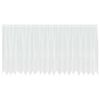 vidaXL Cortina de Renda Branco 140 x 500 cm Poli&eacute;ster