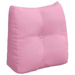 vidaXL Travesseiro para Costas Rosa 45 x 24 x 50 cm tecido