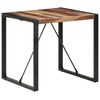 vidaXL Mesa de jantar 80x80x75 cm madeira maciça