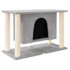 vidaXL &Aacute;rvore p/ gatos c/ postes arranhadores sisal 50 cm cinza-claro