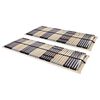 vidaXL Estrados de ripas 2 pcs com 42 ripas 7 zonas 90x200 cm
