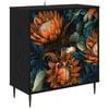 vidaXL Buffet LOCHEM Carvalho Preto 69 x 33 x 76 cm