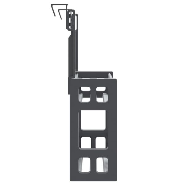 vidaXL Prateleiras p/ parte inferior do lava-loi&ccedil;a 34x12x26cm alum&iacute;nio