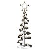vidaXL &Aacute;rvore de Natal LED com Baubles 100 LEDs Branco Quente 150 cm