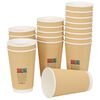 vidaXL Copos de café de papel com tampas 1000 pcs 16oz 400ml