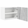 vidaXL Arm&aacute;rio suspenso 2 pcs Cinza Sonoma e Branco 50 x 31 x 40 cm