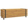vidaXL Mesa de centro 110x45x35 cm madeira maci&ccedil;a teca