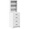 vidaXL Buff&ecirc; Branco 40 x 41 x 135 cm Derivados de Madeira