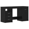 vidaXL Mesa Carvalho Preto Derivados de Madeira 140 x 50 x 76 cm