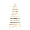 vidaXL &Aacute;rvore de Natal Natural 120 cm Madeira de Freixo S&oacute;lida