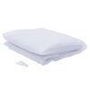 vidaXL Rede mosquiteira para cama malha 220 56x56x220 cm branco