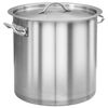 vidaXL Panela 26 L 32x32 cm a&ccedil;o inoxid&aacute;vel