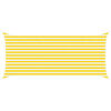 vidaXL Vela de sombra solar Amarelo e Branco 4,5 x 2 m